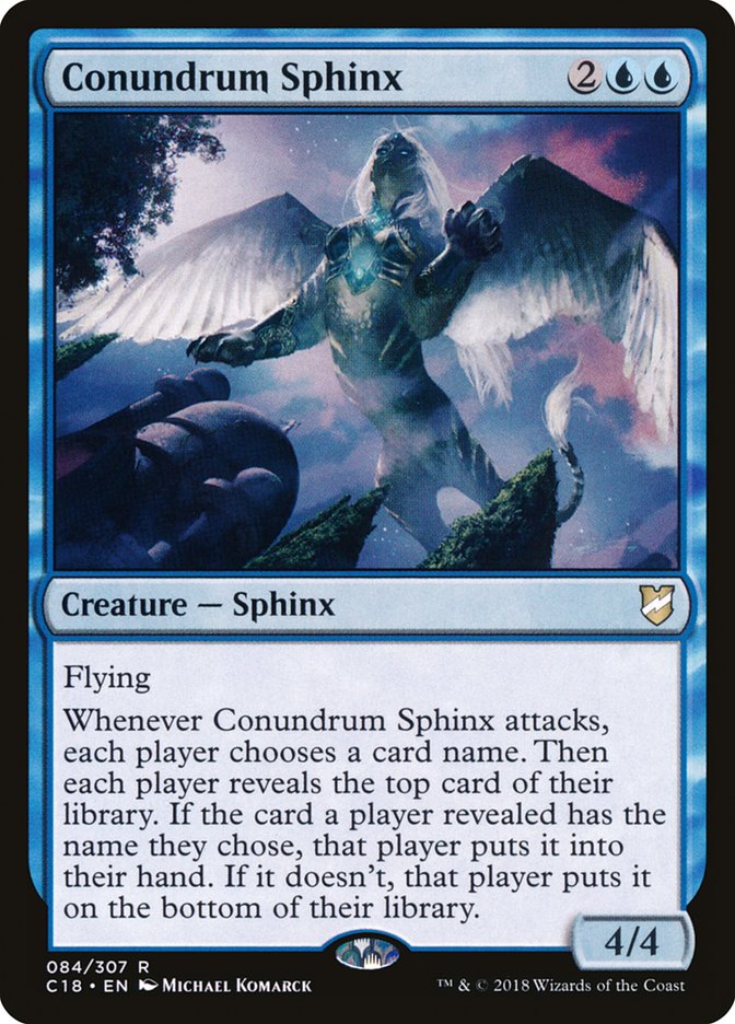 Magic the Gathering Card - Conundrum Sphinx - MTG Circle
