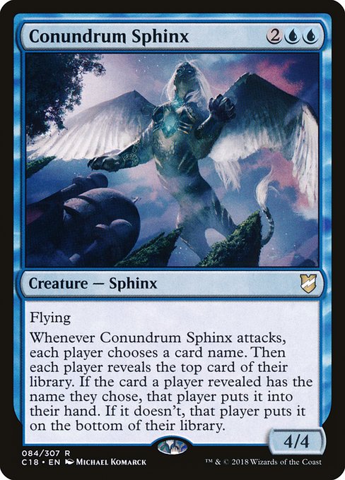 Magic the Gathering Card - Conundrum Sphinx - MTG Circle