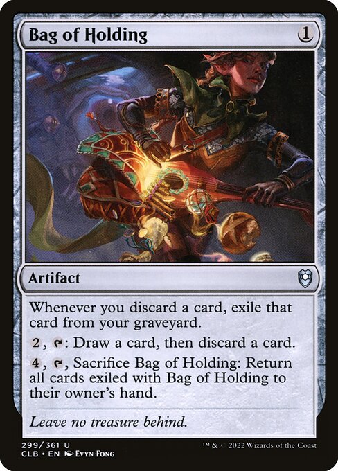 Magic the Gathering Card - Bag of Holding - MTG Circle
