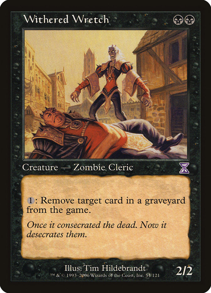 Magic the Gathering Card - Withered Wretch - MTG Circle