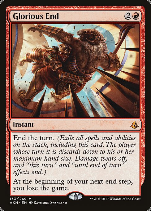 Magic the Gathering Card - Glorious End - MTG Circle