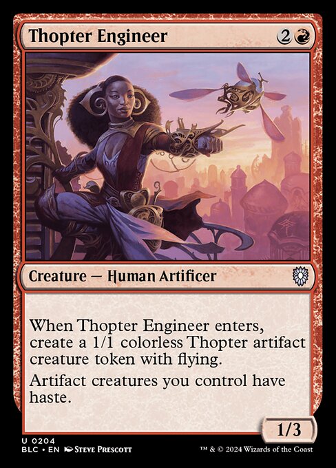 Magic the Gathering Card - Thopter Engineer - MTG Circle