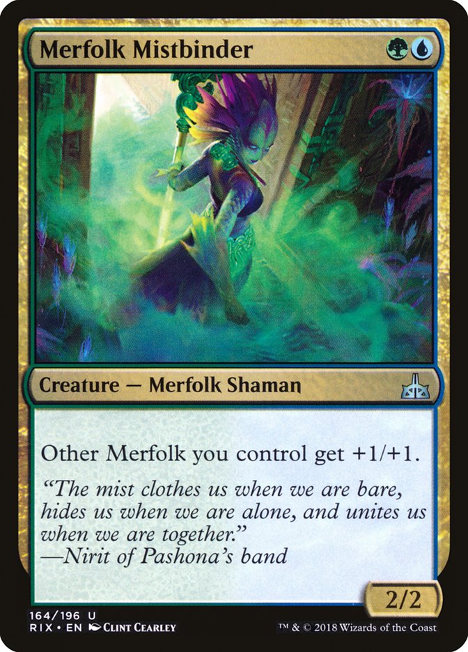 Magic the Gathering Card - Merfolk Mistbinder - MTG Circle