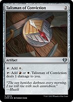 Magic the Gathering Card - Talisman of Conviction - MTG Circle