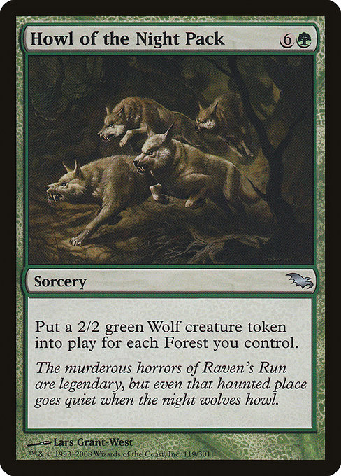 Magic the Gathering Card - Howl of the Night Pack - MTG Circle