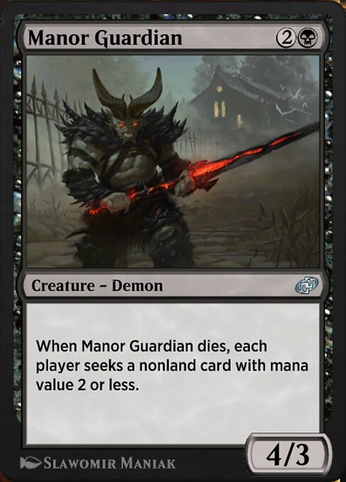 Magic the Gathering Card - Manor Guardian - MTG Circle