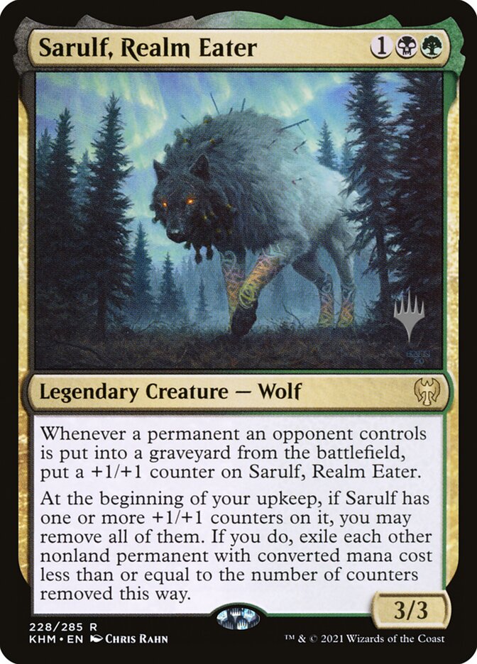 Magic the Gathering Card - Sarulf, Realm Eater - MTG Circle