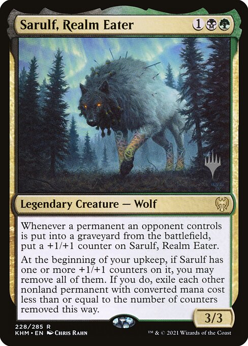 Magic the Gathering Card - Sarulf, Realm Eater - MTG Circle