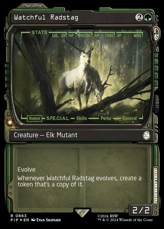 Magic the Gathering Card - Watchful Radstag - MTG Circle