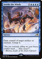 Magic the Gathering Card - Invoke the Winds - MTG Circle