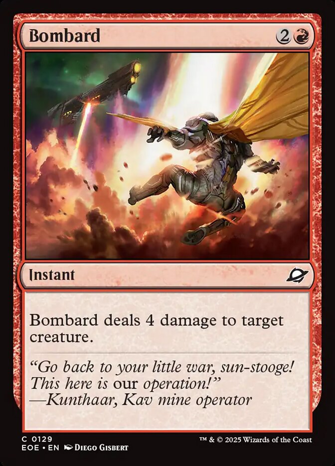 Magic the Gathering Card - Bombard - MTG Circle