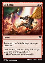 Magic the Gathering Card - Bombard - MTG Circle