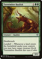 Magic the Gathering Card - Turntimber Basilisk - MTG Circle