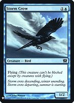Magic the Gathering Card - Storm Crow - MTG Circle