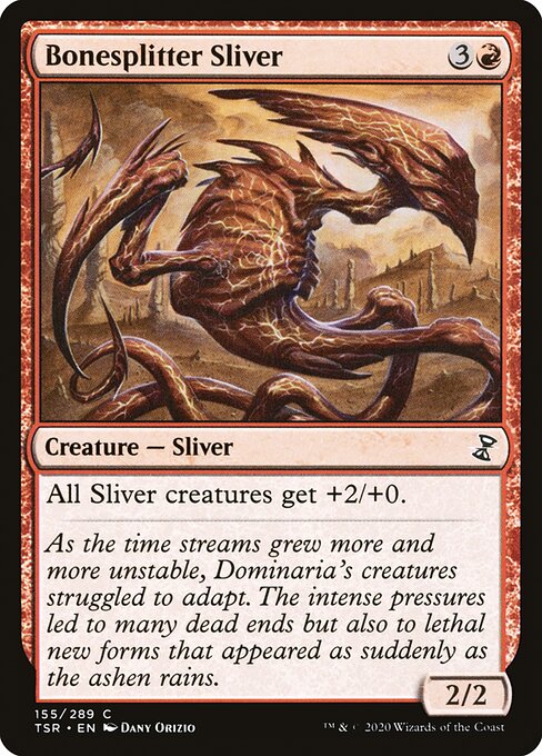 Magic the Gathering Card - Bonesplitter Sliver - MTG Circle