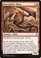 Magic the Gathering Card - Bonesplitter Sliver - MTG Circle