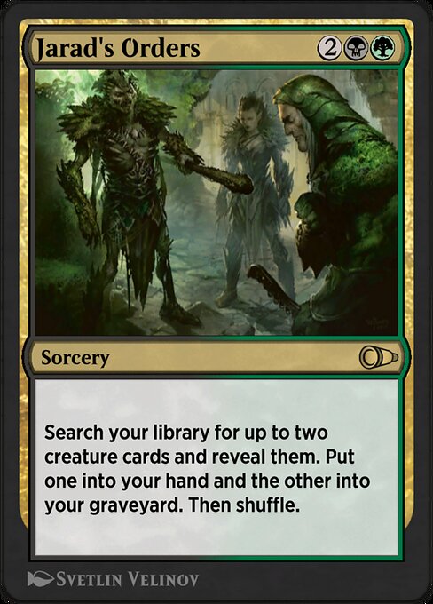 Magic the Gathering Card - Jarad's Orders - MTG Circle