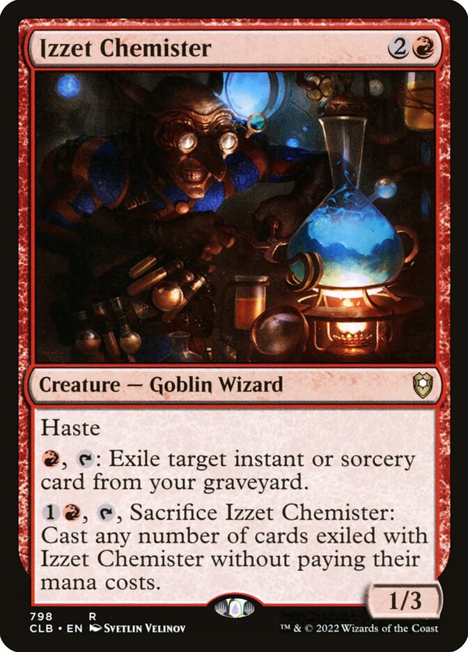 Magic the Gathering Card - Izzet Chemister - MTG Circle