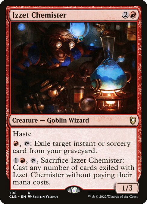 Magic the Gathering Card - Izzet Chemister - MTG Circle