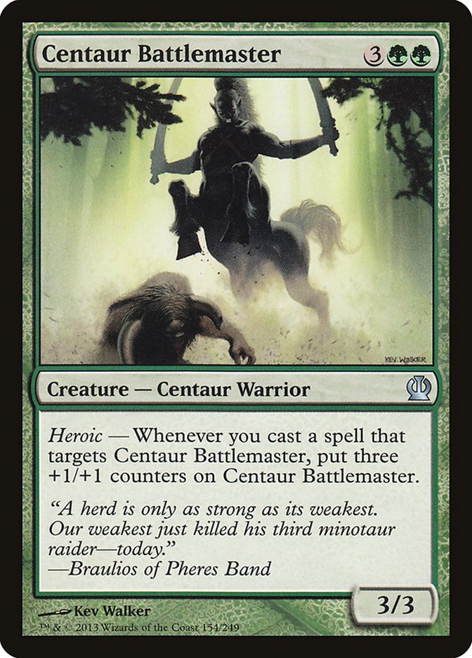 Magic the Gathering Card - Centaur Battlemaster - MTG Circle