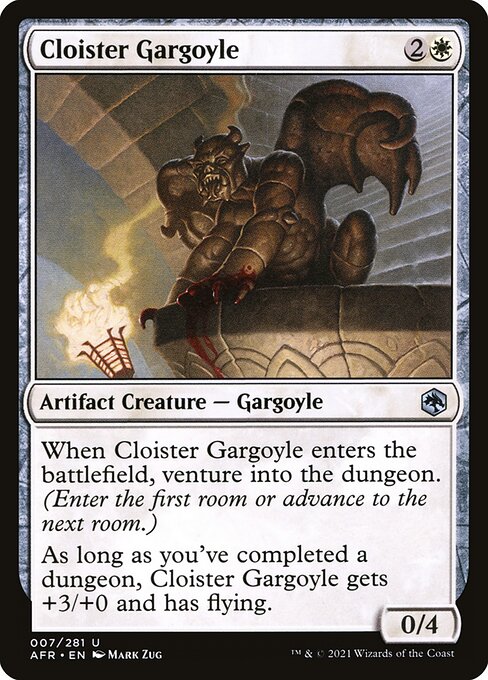 Magic the Gathering Card - Cloister Gargoyle - MTG Circle