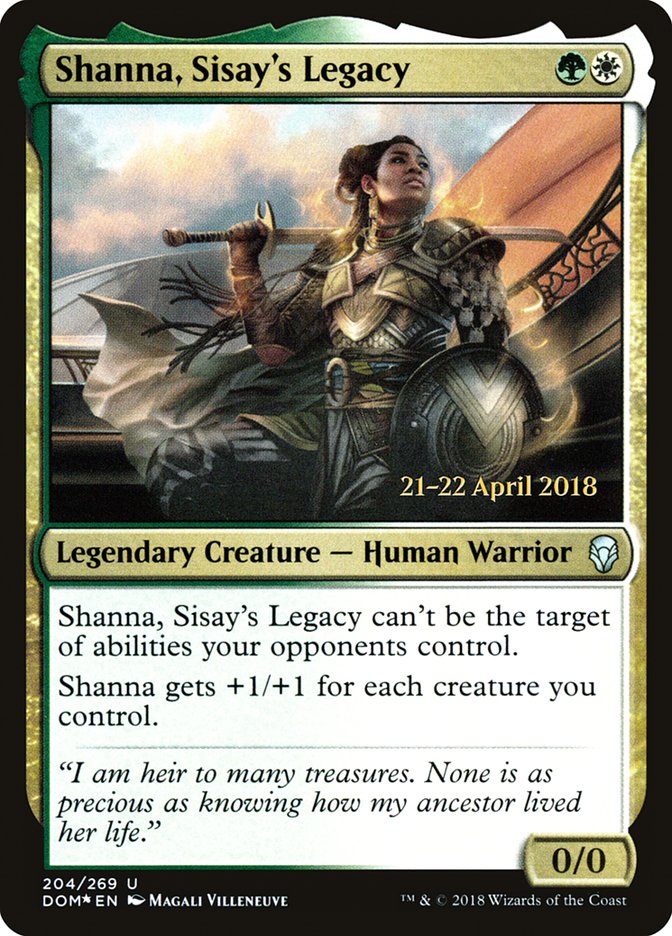 Magic the Gathering Card - Shanna, Sisay's Legacy - MTG Circle