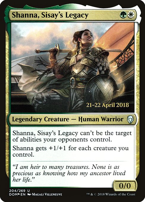 Magic the Gathering Card - Shanna, Sisay's Legacy - MTG Circle