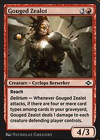 Magic the Gathering Card - Gouged Zealot - MTG Circle
