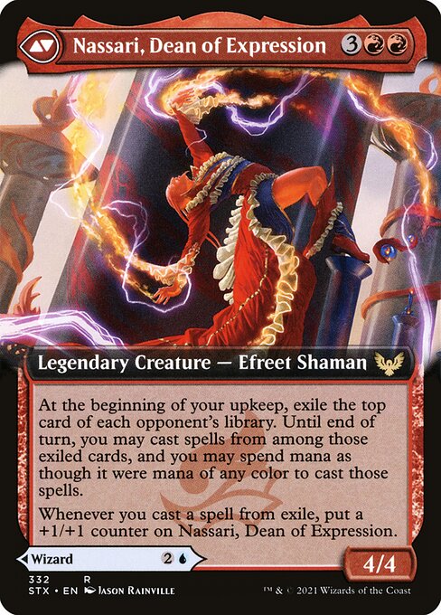 Magic the Gathering Card - Nassari, Dean of Expression - MTG Circle