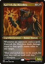 Magic the Gathering Card - Kaervek the Merciless - MTG Circle