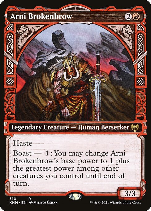 Magic the Gathering Card - Arni Brokenbrow - MTG Circle