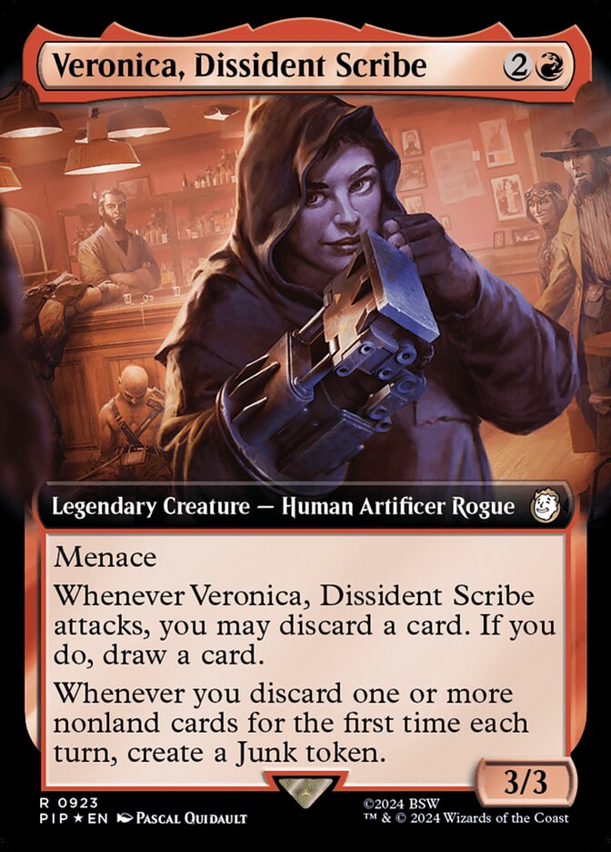 Magic the Gathering Card - Veronica, Dissident Scribe - MTG Circle