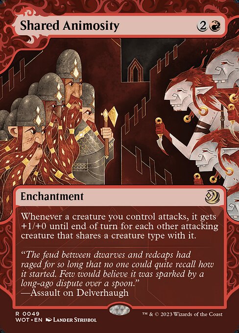 Magic the Gathering Card - Shared Animosity - MTG Circle