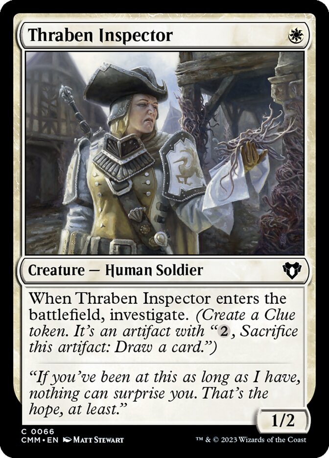 Magic the Gathering Card - Thraben Inspector - MTG Circle