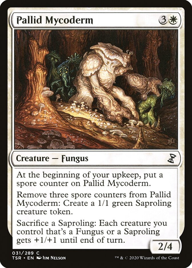 Magic the Gathering Card - Pallid Mycoderm - MTG Circle