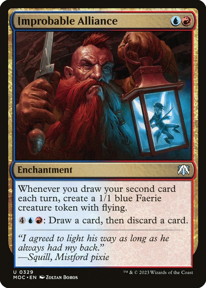 Magic the Gathering Card - Improbable Alliance - MTG Circle