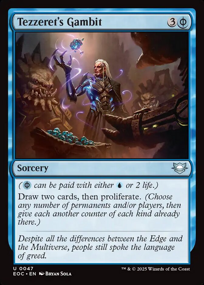 Magic the Gathering Card - Tezzeret's Gambit - MTG Circle