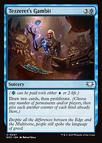 Magic the Gathering Card - Tezzeret's Gambit - MTG Circle