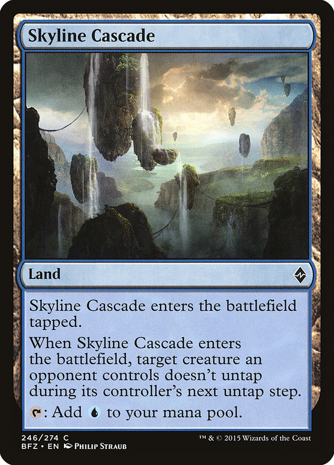 Magic the Gathering Card - Skyline Cascade - MTG Circle