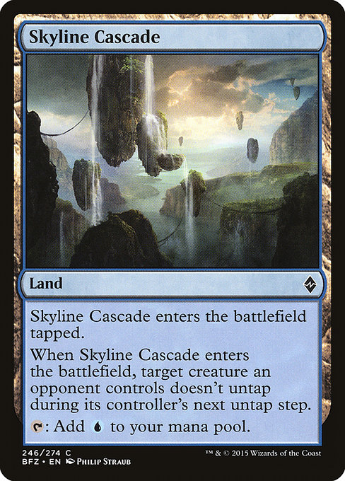 Magic the Gathering Card - Skyline Cascade - MTG Circle