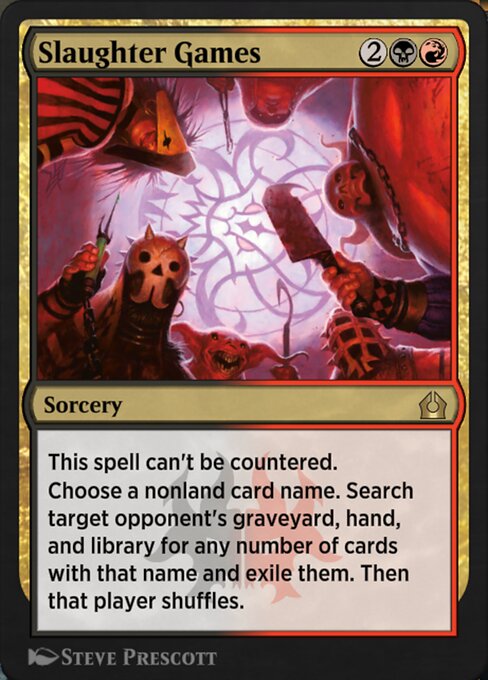 Magic the Gathering Card - Slaughter Games - MTG Circle