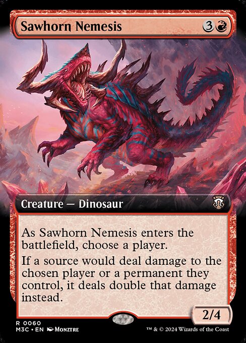 Magic the Gathering Card - Sawhorn Nemesis - MTG Circle