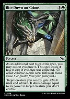 Magic the Gathering Card - Bite Down on Crime - MTG Circle