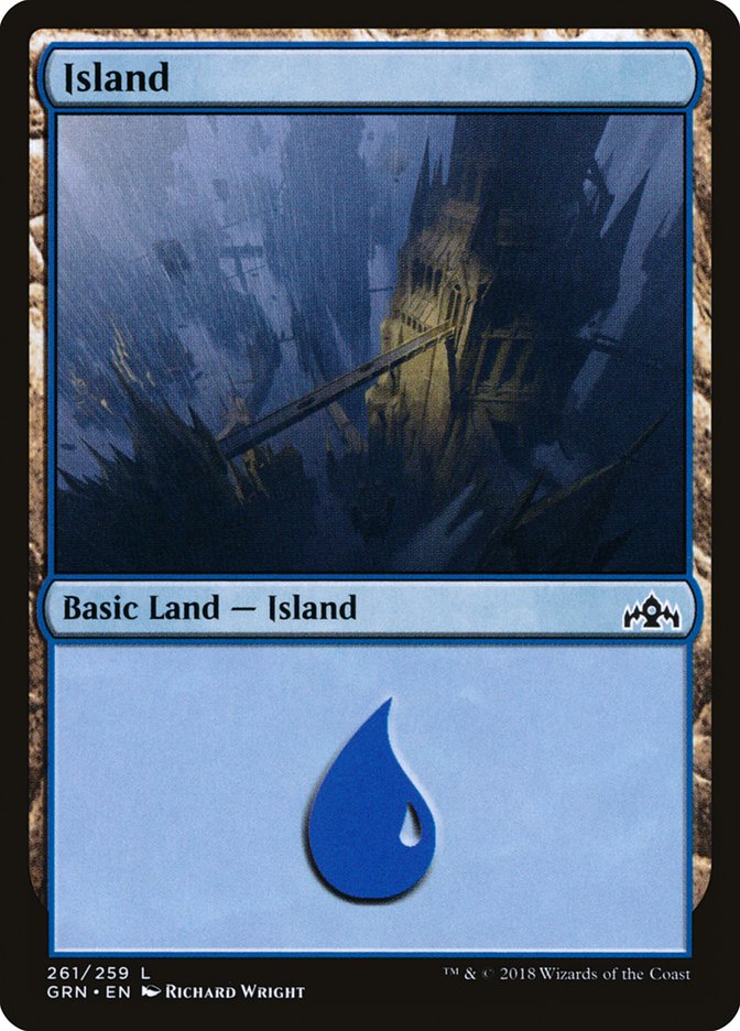 Magic the Gathering Card - Island - MTG Circle