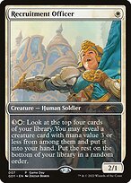 Magic the Gathering Card - Recruitment Officer - MTG Circle