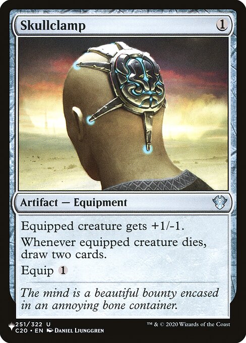 Magic the Gathering Card - Skullclamp - MTG Circle