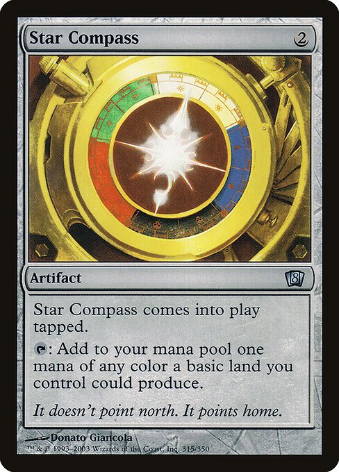 Magic the Gathering Card - Star Compass - MTG Circle