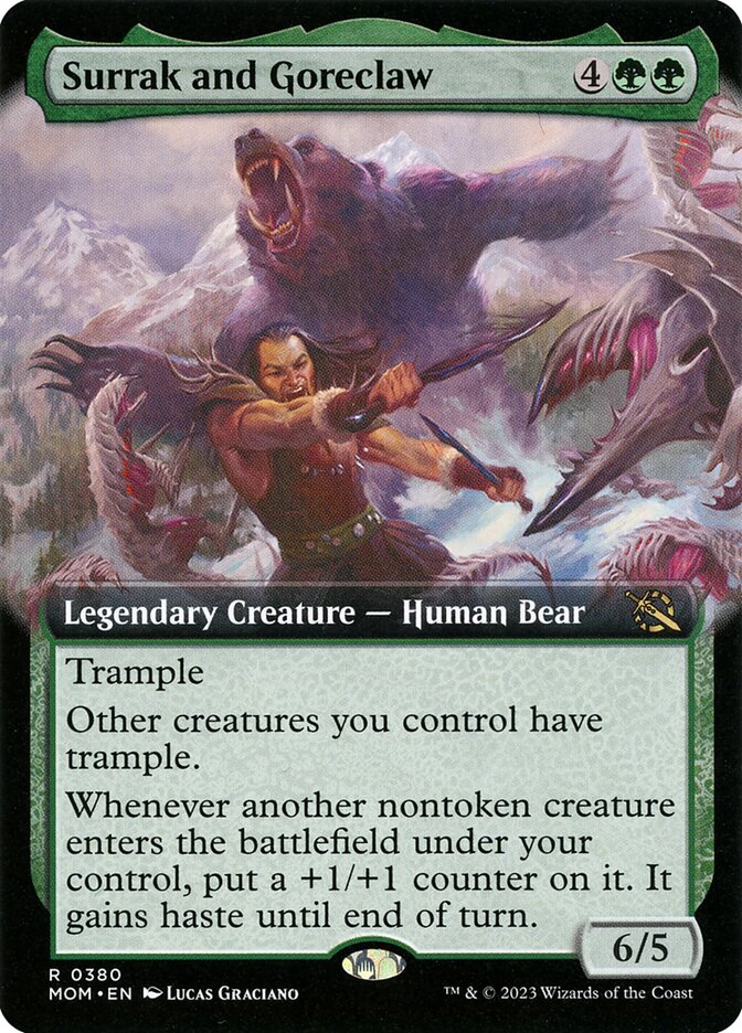 Magic the Gathering Card - Surrak and Goreclaw - MTG Circle