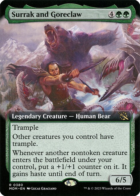 Magic the Gathering Card - Surrak and Goreclaw - MTG Circle