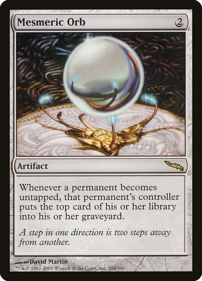 Magic the Gathering Card - Mesmeric Orb - MTG Circle